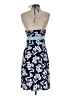 Ann Taylor LOFT 100% Polyester Blue Cocktail Dress Size 00 (petite) - photo 2