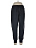 Lou & Grey Solid Black Track Pants Size L - photo 1