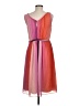 Boden 100% Polyester Color Block Pink Cocktail Dress Size 6 - photo 2