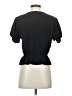 Topshop Black Short Sleeve Top Size 4 - photo 2