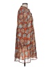 THML 100% Polyester Paisley Orange Casual Dress Size L - photo 4