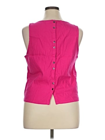 H By Halston Sleeveless Blouse (view 2)
