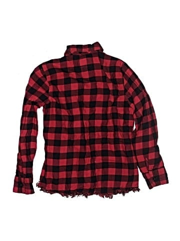 Justice Long Sleeve Button-Down Shirt (view 2)