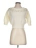 Knit Mix Ivory Pullover Sweater Size S - photo 1