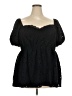 Torrid Black Short Sleeve Blouse Size 4X (estimated) - photo 1