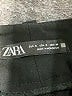 Zara Solid Black Shorts Size S - photo 3