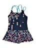 Lands' End Hearts Blue One Piece Swimsuit Size 3T - photo 1
