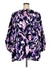Catherines 100% Polyester Purple 3/4 Sleeve Blouse Size 5X - photo 2