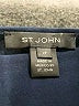 St. John Blue 3/4 Sleeve Top Size 0X (petite) - photo 4