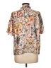 Badgley Mischka Floral Ivory Short Sleeve Blouse Size M - photo 2