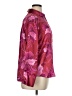 Deane 100% Polyester Floral Burgundy Long Sleeve Blouse Size XL - photo 4