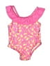 Assorted Brands Hearts Pink One Piece Swimsuit 9-12 MO / 12 MO - photo 1