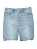 Lucky Brand Solid Blue Denim Shorts Size 4 - photo 1