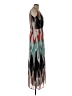 Karin Stevens 100% Polyester Chevron-herringbone Gray Cocktail Dress Size 8 - photo 4