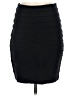 Express Solid Black Formal Skirt Size 4 - photo 1