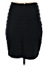 Express Solid Black Formal Skirt Size 4 - photo 2