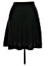 Nanette Lepore Solid Black Wool Skirt Size L - photo 1
