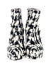 Betsey Johnson Houndstooth Ivory Ankle Boots Size 7 1/2 - photo 2