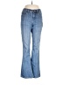 Gloria Vanderbilt 100% Spandex Chevron-herringbone Blue Jeans Size 4 M - photo 1