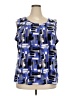 Kasper Blue Sleeveless Blouse Size 3X - photo 1