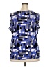 Kasper Blue Sleeveless Blouse Size 3X - photo 2