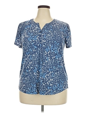 Liz Claiborne Short Sleeve Blouse (view 1)