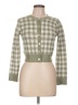 Mable Checkered-gingham Green Cardigan Size L - photo 1