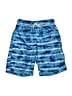 Lands' End 100% Polyester Blue Board Shorts Size 8 - photo 1