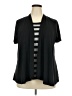 White Stag Black Short Sleeve Top Size 20 - photo 1