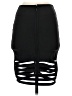 Wow Couture Solid Black Casual Skirt Size S - photo 2
