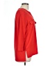 Ellen Tracy Red 3/4 Sleeve Blouse Size L - photo 4