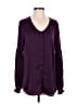 CAbi 100% Polyester Purple Long Sleeve Blouse Size S - photo 1