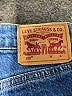 Levi's Solid Blue Jeans Size 24 waist - photo 7