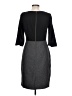 Tahari Chevron-herringbone Gray Casual Dress Size L (estimated) - photo 2