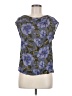 Odille 100% Rayon Blue Short Sleeve Blouse Size 6 - photo 1