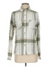 BKE 100% Cotton Plaid Green Long Sleeve Button-Down Shirt Size S - photo 1