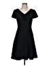 Talbots 100% Acetate Solid Black Casual Dress Size 8 - photo 1