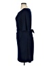 MSK Solid Blue Casual Dress Size XL - photo 5