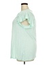 Merona 100% Rayon Green Short Sleeve Top Size XXL - photo 5