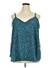 Torrid Teal Sleeveless Blouse Size 2X Plus (2) - photo 1
