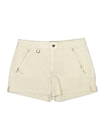 White House Black Market Khaki Shorts (view 1)