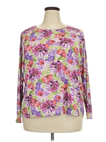 Lands' End 3/4 Sleeve T-Shirt (view 1)
