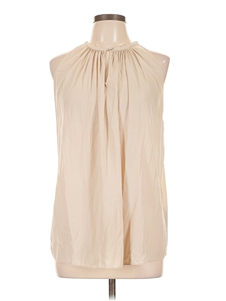 Pre-owned Catherine Malandrino Sleeveless Blouse In Tan
