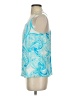 Lilly Pulitzer 100% Silk Blue Sleeveless Silk Top Size S - photo 5