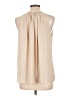 Catherine Malandrino 100% Polyester Tan Sleeveless Blouse Size L - photo 2