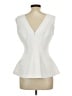 Zara 100% Polyester White Cocktail Dress Size L - photo 2
