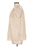 Catherine Malandrino 100% Polyester Tan Sleeveless Blouse Size L - photo 5