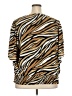 MICHAEL Michael Kors Animal Print Gold 3/4 Sleeve T-Shirt Size 3X - photo 2