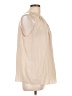 Catherine Malandrino 100% Polyester Tan Sleeveless Blouse Size L - photo 4