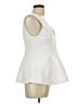 Zara 100% Polyester White Cocktail Dress Size L - photo 4